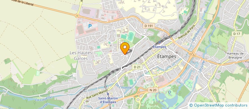 localisation de l'entreprise MONSIEUR JASON BONNEAU  ETAMPES