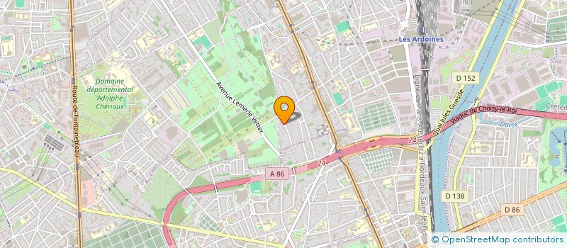 localisation de l'entreprise MONSIEUR JASON BONVOISIN à VITRY-SUR-SEINE