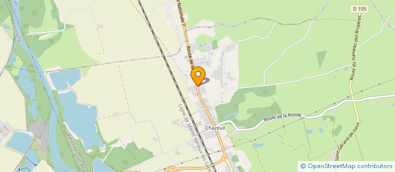 localisation de l'entreprise MONSIEUR JASON BONY  VARENNES-SUR-ALLIER