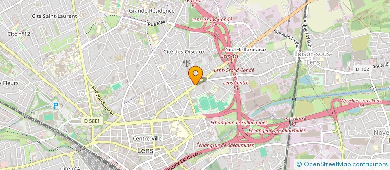 localisation de l'entreprise MONSIEUR JASON BOTTIER  LENS