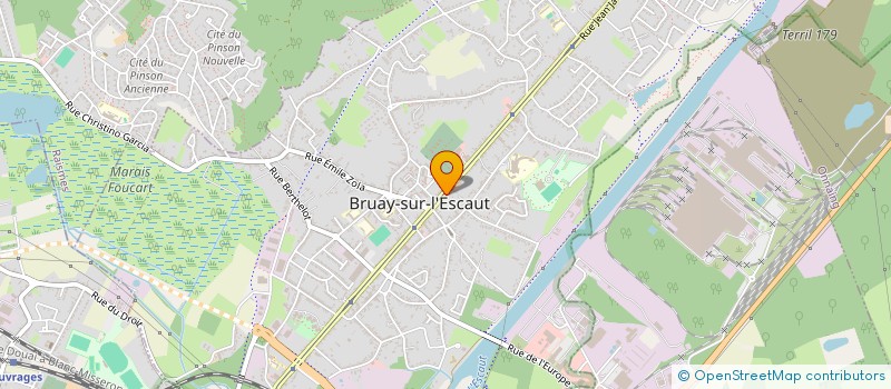 localisation de l'entreprise MONSIEUR JASON BRASSELY à BRUAY-SUR-L'ESCAUT
