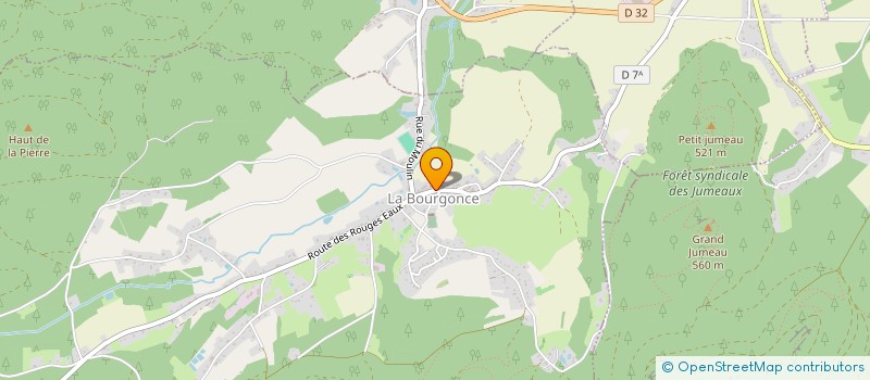 localisation de l'entreprise MONSIEUR JASON CARAMES  LA BOURGONCE