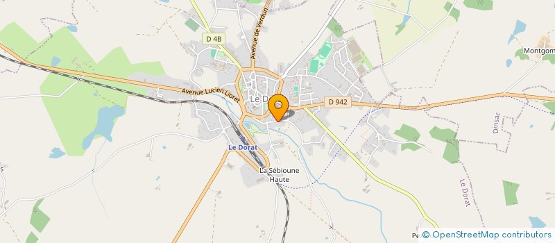 localisation de l'entreprise MONSIEUR JASON CARRE  LE DORAT