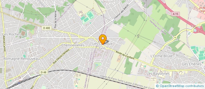 localisation de l'entreprise MONSIEUR JASON CASSAGRAND  HERBLAY-SUR-SEINE