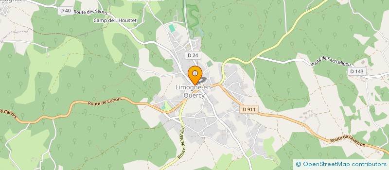 localisation de l'entreprise MONSIEUR JASON CATCHPOLE  LIMOGNE-EN-QUERCY