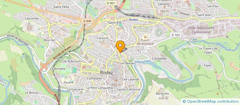 localisation de l'entreprise MONSIEUR JASON CEFFA  RODEZ