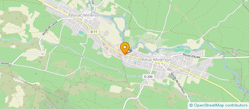 localisation de l'entreprise MONSIEUR JASON CHAUMOND à RIEUX-MINERVOIS