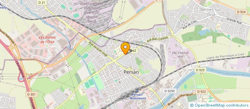 localisation de l'entreprise MONSIEUR JASON CLAIRICIA  PERSAN