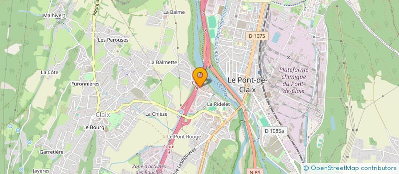 localisation de l'entreprise MONSIEUR JASON CLAUDI à CLAIX