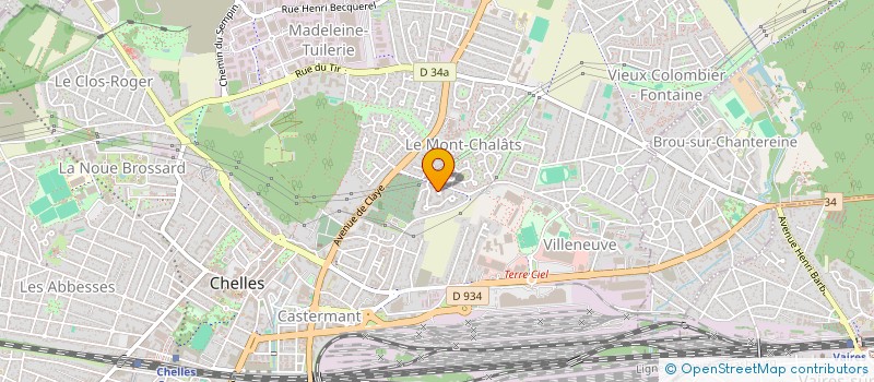 localisation de l'entreprise MONSIEUR JASON COUTAREL à CHELLES
