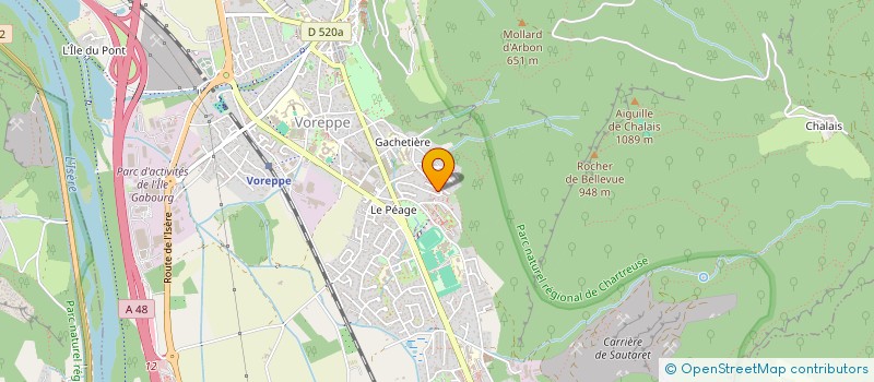 localisation de l'entreprise MONSIEUR JASON CUGERONE  VOREPPE