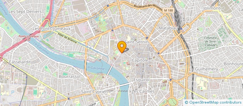 localisation de l'entreprise MONSIEUR JASON CURT  TOULOUSE