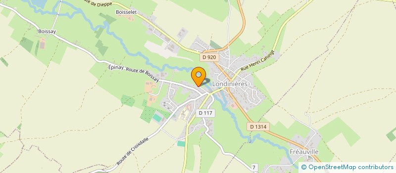 localisation de l'entreprise MONSIEUR JASON DAUSSY  LONDINIERES