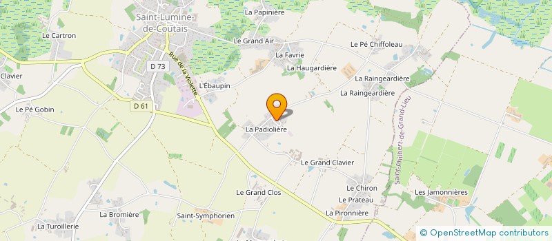 localisation de l'entreprise MONSIEUR JASON DAVID  SAINT-LUMINE-DE-COUTAIS