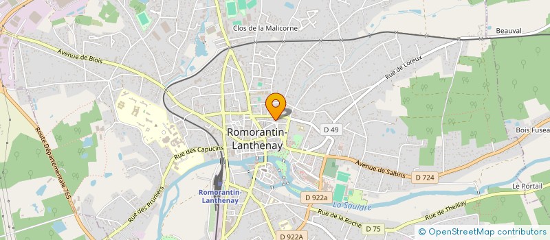 localisation de l'entreprise MONSIEUR JASON DELENCLOS  ROMORANTIN-LANTHENAY