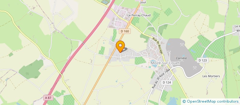 localisation de l'entreprise MONSIEUR JASON DEMION  MOZE-SUR-LOUET