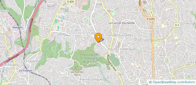 localisation de l'entreprise MONSIEUR JASON DESAILLY  PEGOMAS