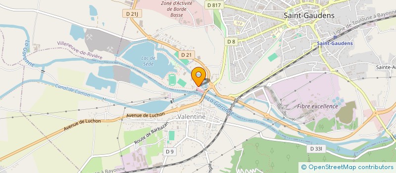 localisation de l'entreprise MONSIEUR JASON DIAZ  SAINT-GAUDENS