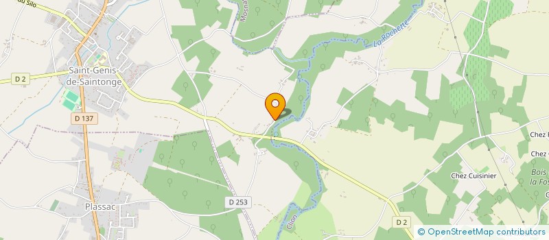 localisation de l'entreprise MONSIEUR JASON DISPLAN  SAINT-GENIS-DE-SAINTONGE