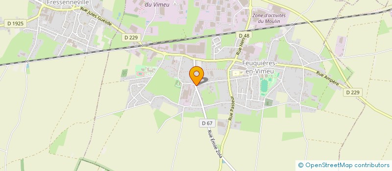 localisation de l'entreprise MONSIEUR JASON DISTINGUIN  FEUQUIERES-EN-VIMEU