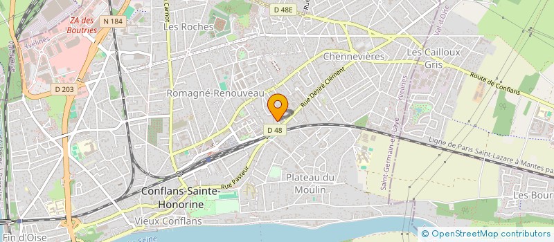 localisation de l'entreprise MONSIEUR JASON DORKEL  CONFLANS-SAINTE-HONORINE