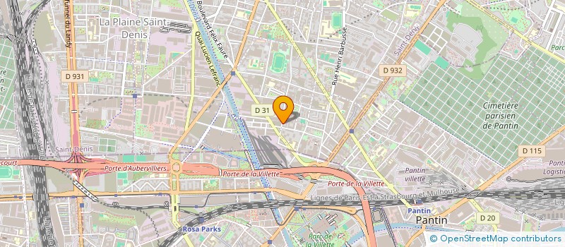 localisation de l'entreprise MONSIEUR JASON DOURNEL  AUBERVILLIERS