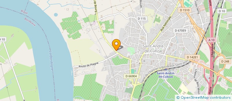 localisation de l'entreprise MONSIEUR JASON DRIANCOURT  SAINT-ANDRE-DE-CUBZAC