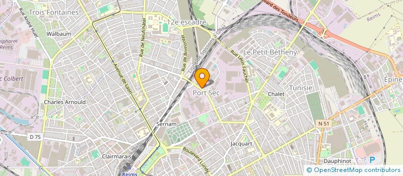 localisation de l'entreprise MONSIEUR JASON DUCHENE à REIMS