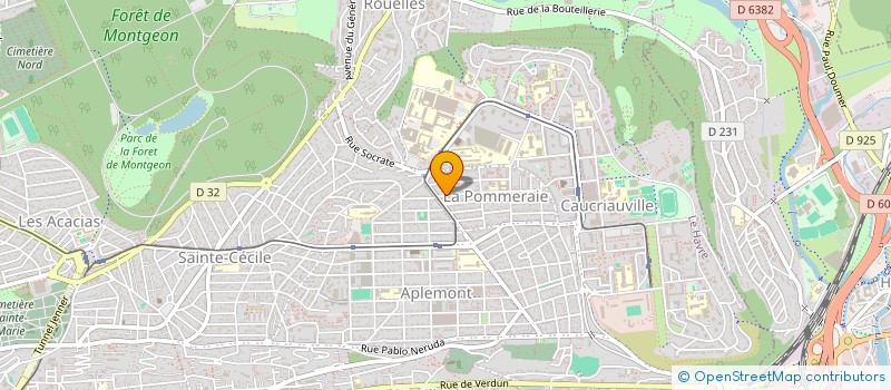 localisation de l'entreprise MONSIEUR JASON DUFLOT  LE HAVRE