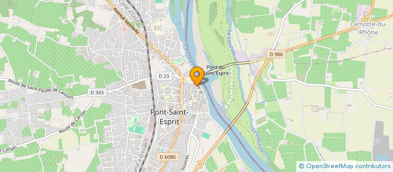 localisation de l'entreprise MONSIEUR JASON DUMAS  PONT-SAINT-ESPRIT