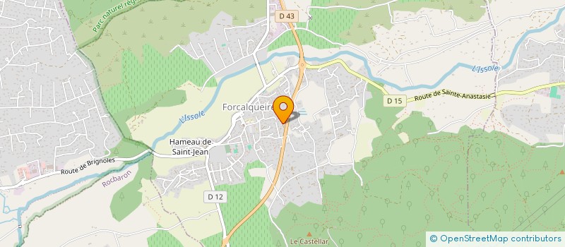 localisation de l'entreprise MONSIEUR JASON DURRIEU  FORCALQUEIRET