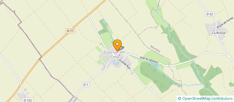 localisation de l'entreprise MONSIEUR JASON DZIUBA  COURSAN-EN-OTHE