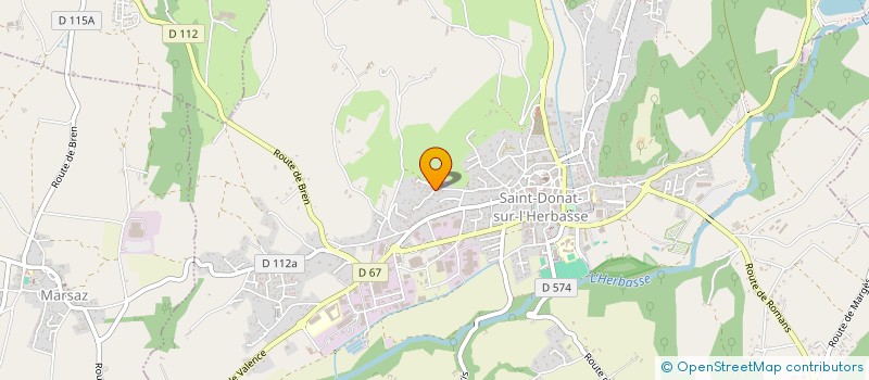 localisation de l'entreprise MONSIEUR JASON FERCHICHE  SAINT-DONAT-SUR-L'HERBASSE