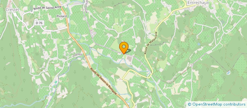 localisation de l'entreprise MONSIEUR JASON FERRARI  MALAUCENE