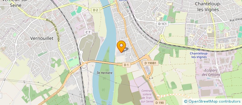 localisation de l'entreprise MONSIEUR JASON FLAMAND  TRIEL-SUR-SEINE