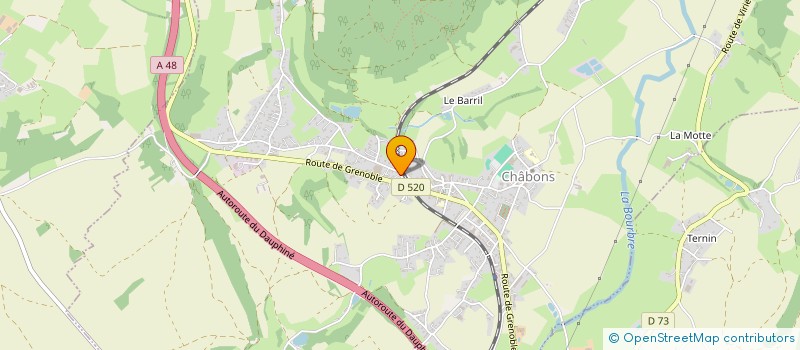 localisation de l'entreprise MONSIEUR JASON GALIANO  CHABONS