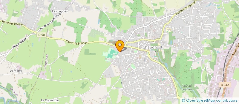 localisation de l'entreprise MONSIEUR JASON GALLIFFET  CHAPONOST