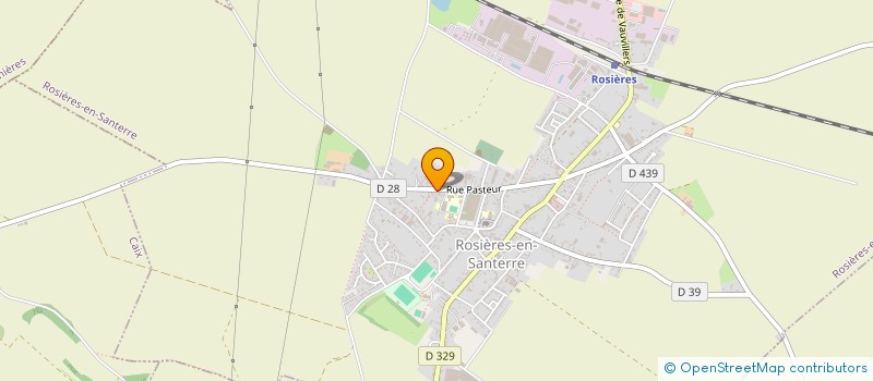 localisation de l'entreprise MONSIEUR JASON GARNIER  ROSIERES-EN-SANTERRE