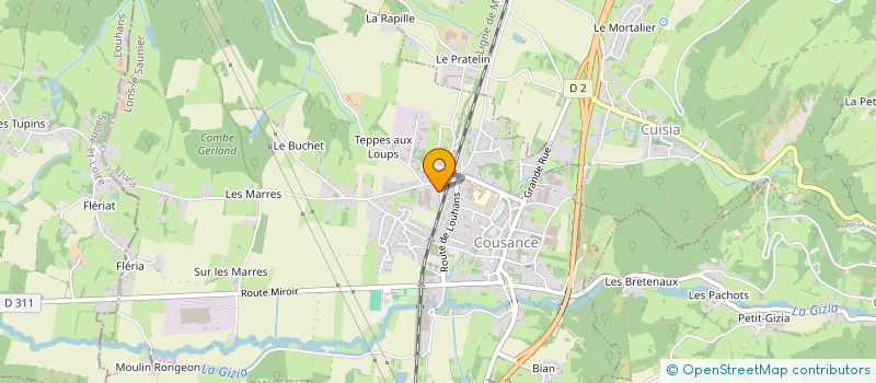 localisation de l'entreprise MONSIEUR JASON GODERON  COUSANCE