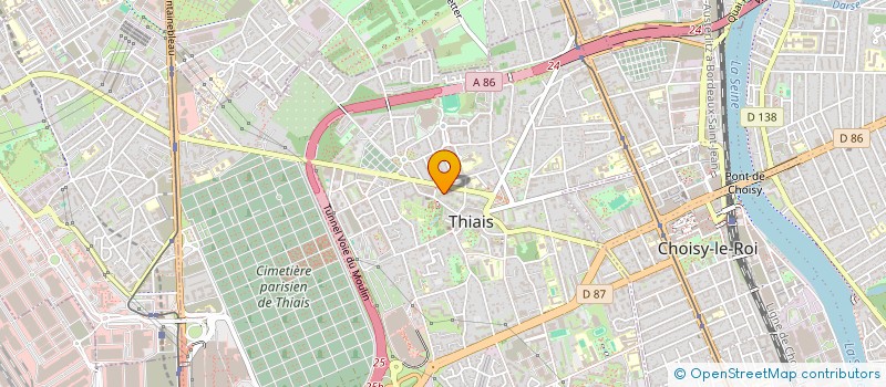 localisation de l'entreprise MONSIEUR JASON GOMES  THIAIS