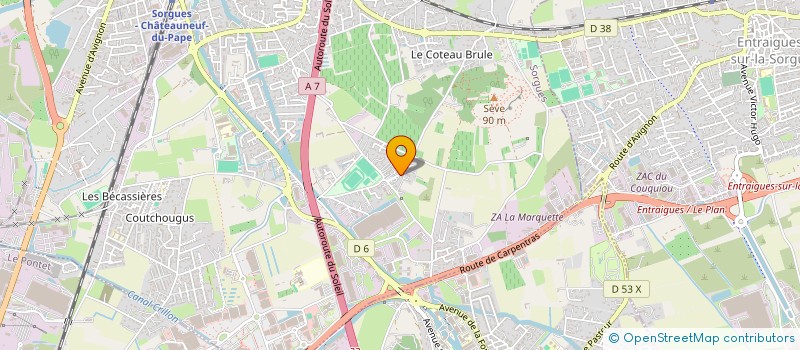 localisation de l'entreprise MONSIEUR JASON GUILLAUME  SORGUES