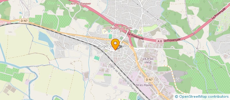 localisation de l'entreprise MONSIEUR JASON HALUT à PUGET-SUR-ARGENS