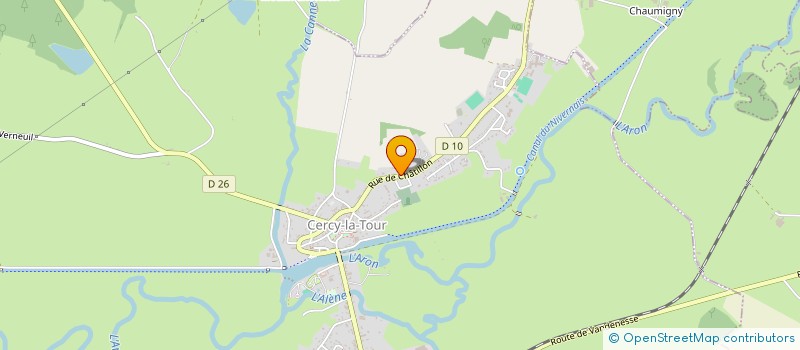 localisation de l'entreprise MONSIEUR JASON HERSIN  CERCY-LA-TOUR