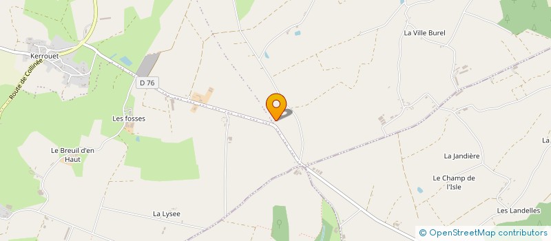 localisation de l'entreprise MONSIEUR JASON HERVAGAULT à LE MENE