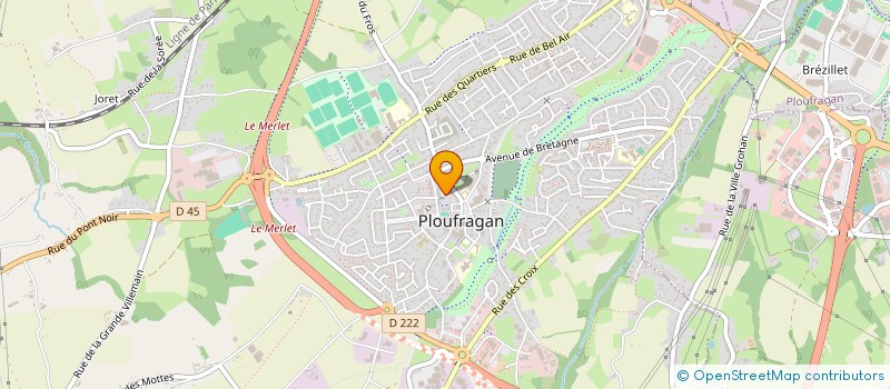 localisation de l'entreprise MONSIEUR JASON HONORINE  PLOUFRAGAN