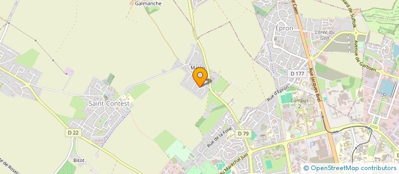 localisation de l'entreprise MONSIEUR JASON HUGHES  SAINT-CONTEST