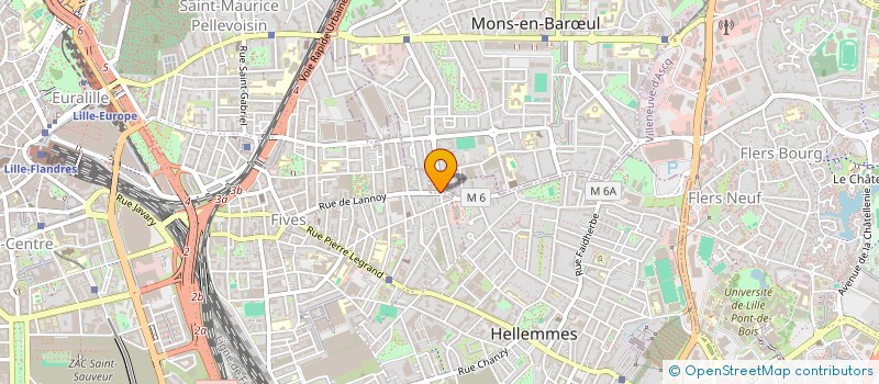 localisation de l'entreprise MONSIEUR JASON HUVET à MONS-EN-BARŒUL