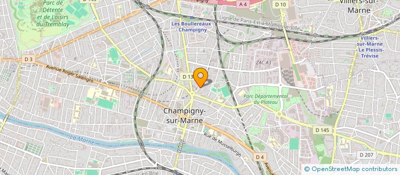 localisation de l'entreprise MONSIEUR JASON JABES à CHAMPIGNY-SUR-MARNE