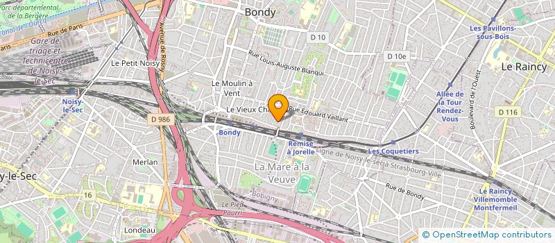 localisation de l'entreprise MONSIEUR JASON JEAN LOUIS  BONDY