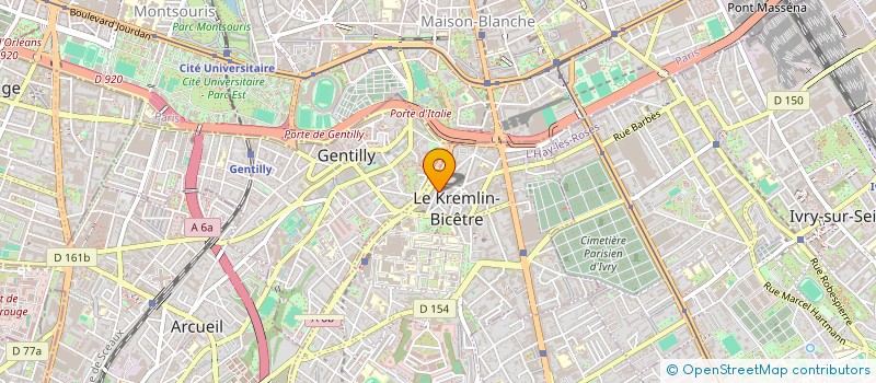 localisation de l'entreprise MONSIEUR JASON JOBERT à LE KREMLIN-BICETRE